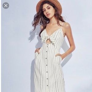 ASTR front tie dress